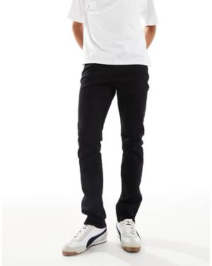New Look Vaqueros Negros De Corte Slim De