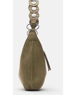 Pull&Bear Studded Shoulder Bag - White