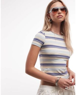 Monki Slim Fit T-shirt - White