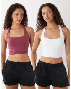 Cotton On Active Ultra Soft T Bar Tank - Multicolor