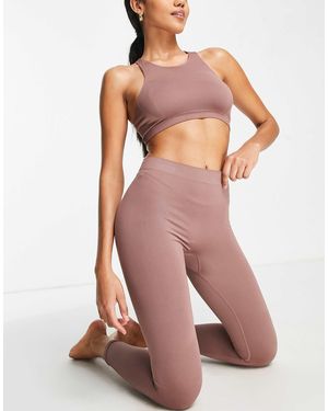 Weekday Celestia Yoga Seamless leggings - Brown