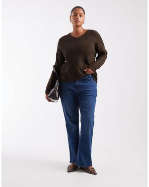 ONLY Jean flare phoebe moyen - Bleu