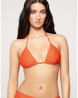 Tezenis Sparkling Tie Bikini Top - Orange