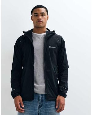Columbia Tech Ii Full Zip Wind Jacket - Blue