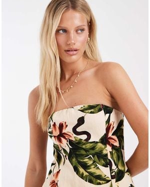 Vero Moda Lange Bandeautop Co-Ord - Groen