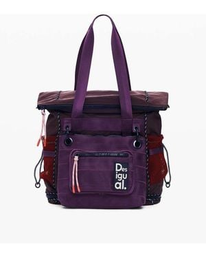 Desigual Zaino Voyager Grande Multiposizione E Viola