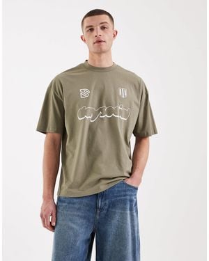 ASOS – oversize-t-shirt - Natur