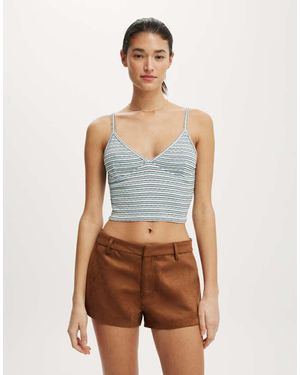 Cotton On Hailey V Neck Cami - Blue