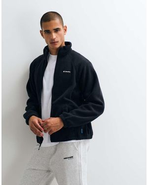 Columbia Timber Crest Fleece Con Zip Intera - Blu