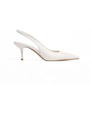 NA-KD Slingback Court Shoes - White