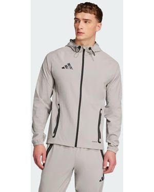 adidas Tiro 25 Competition Vis Tech Travel Jacket - Grey