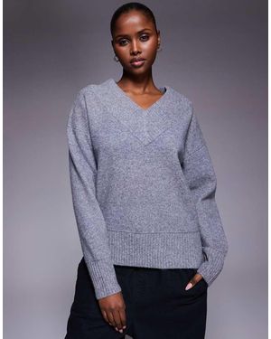 River Island Trui Met V-Hals - Paars