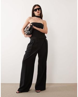 Mango Maris Tailored Trouser Co-Ord - Black