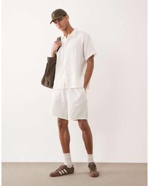 Jack & Jones Textured Shorts - Natural