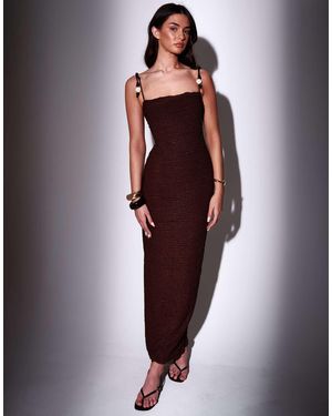 South Beach – figurbetontes maxikleid - Rot