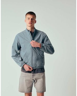ASOS Ripstop Track Jacket - Blue