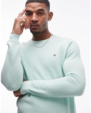 Tommy Hilfiger – strukturierter pullover - Grün