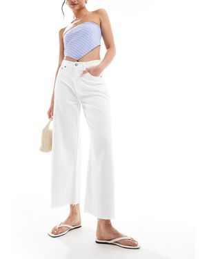 Abercrombie & Fitch – kurze jeans - Weiß