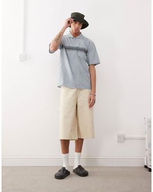 Gramicci Zip Up Wave Shirt - Blue