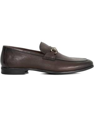 Dune Wide Fit Seymore Wf Loafers - Grey