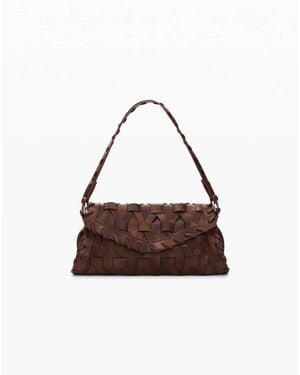 Desigual Small Braided Bag - Brown