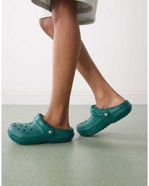 Crocs™ Unisex Classic Fleece Lined Clog - Green