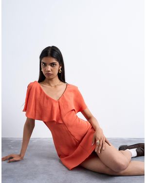 Robe D'Été Topshop - Rouge Dentelle - Bretelles - Taille 10 - Neuve Avec Étiquette