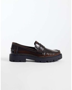 SEQWL Kinder Chunky Loafers - Black