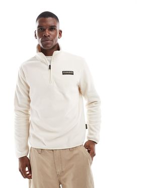 Napapijri – iaato – fleece-pullover - Natur
