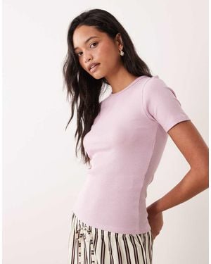Jdy Ribbed T-shirt - Pink