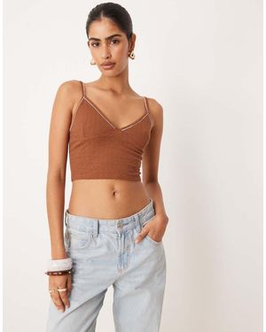 Cotton On Hailey V Neck Cami - Blue