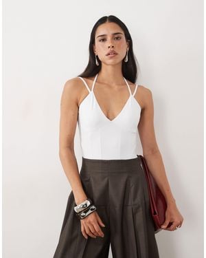 ASOS Sculpt Bodysuit - White