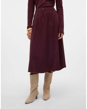 Vero Moda Jupe bordeaux - Violet