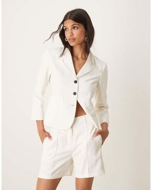 Aware Tailored Shorts Co-ord - Natural