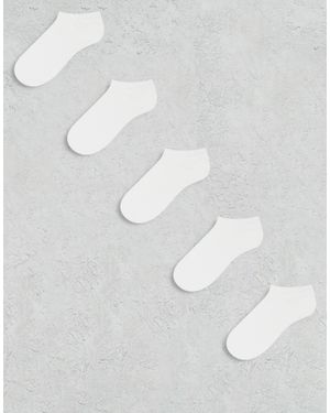 ASOS 5 Pack Sneaker Socks - White