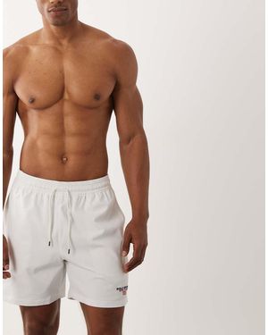 Polo Ralph Lauren Sports Capsule Flag Logo Swim Trunk - Black