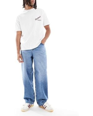 ASOS Loose Straight Jeans - Blue