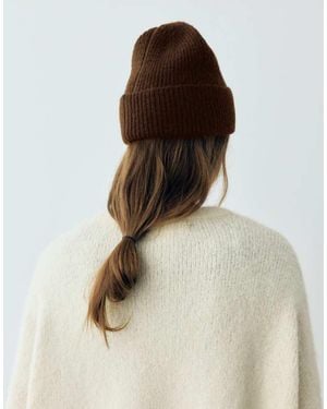 Pull&Bear Berretto A Costine - Marrone