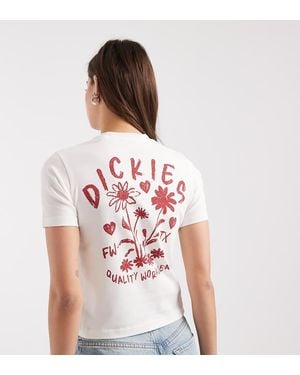 Dickies Cherry Fork Backprint Baby Tee - Pink
