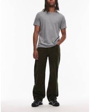 Levi's 565 Loose Straight Fit Cord 5 Pocket Trousers - Grey