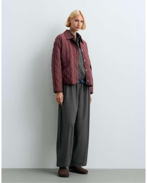 Oysho Fellex® Aerogel Midi Boxy Padded Jacket - Red