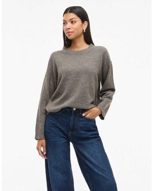 Vila Oversized Knitted Jumper - Blue
