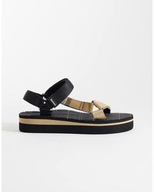 Barbour Mila Tartan Sandals - Black