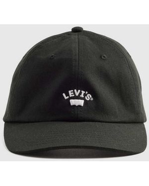 Levi's Casquette en toile à logo - Noir