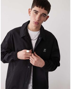 Timberland Ripstop Chest Logo Coach Jacket - Black