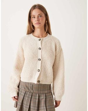 Jdy Teddy Cardigan - Natural