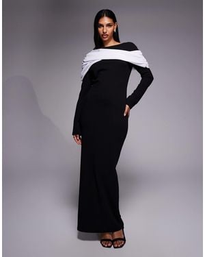 DASKA – jersey-maxikleid - Blau