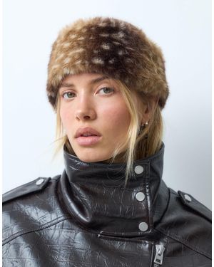 ASOS Faux Fur Headband - Gray