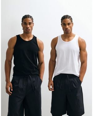 JJ Rebel 2 Pack Basic Vest - Multicolor