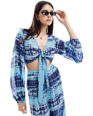 Wednesday's Girl Top - Bleu